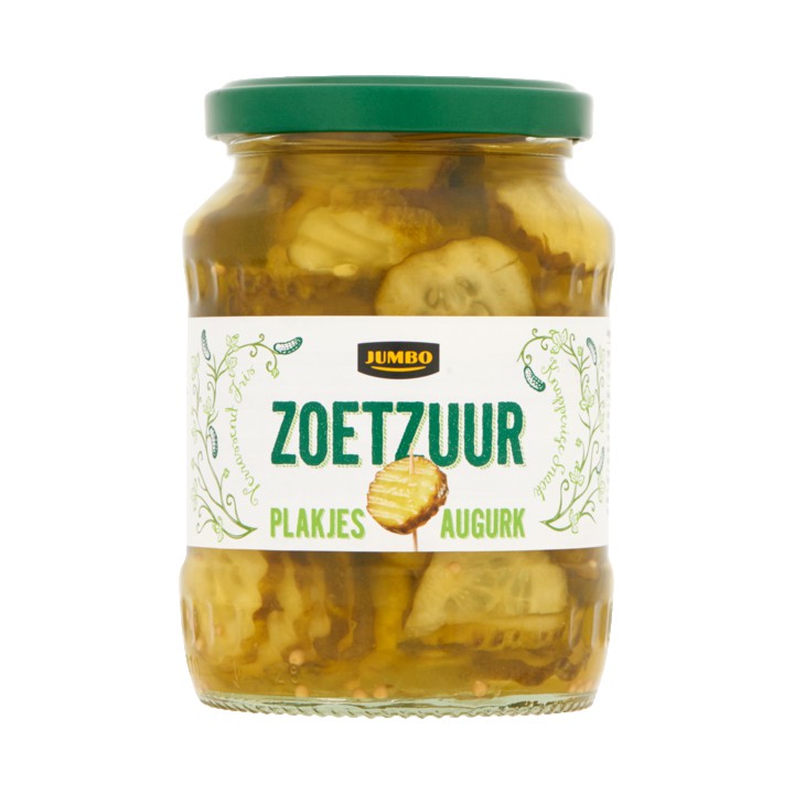 Jumbo Augurk Plakjes Zoetzuur 185g