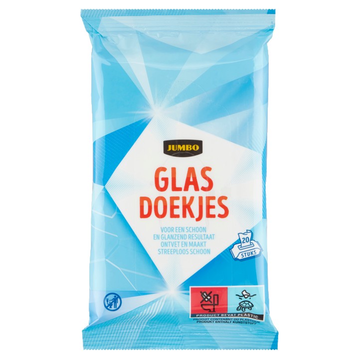 Jumbo Glasdoekjes 20 Stuks