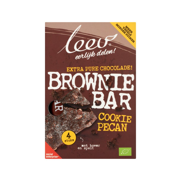 Leev Bio Brownie Cookiebar Granen