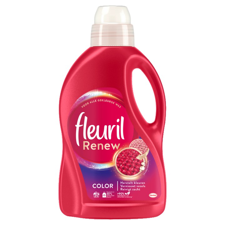 Fleuril Renew Kleur Vloeibaar Wasmiddel  - 1,32 L - 24 Wasbeurten