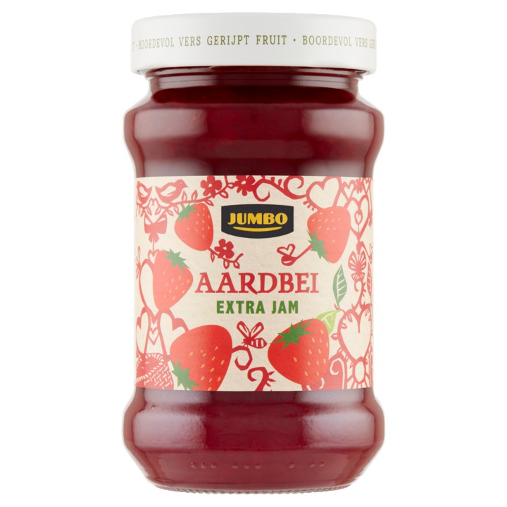 Jumbo Aardbei Extra Jam 440g