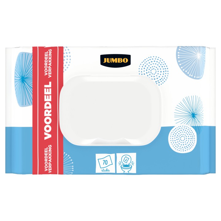 Jumbo Vochtig Toiletpapier Fresh Voordeelverpakking 70 Stuks