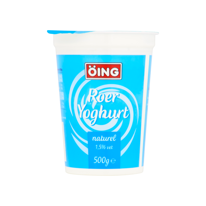 &amp;Ouml;ing Roer Yoghurt Naturel 1,5% Vet 500g