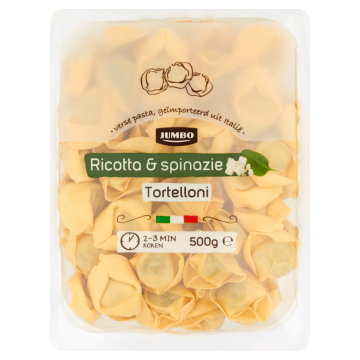 Jumbo Verse Pasta Tortelloni met Ricotta &amp;amp; Spinazie 500g