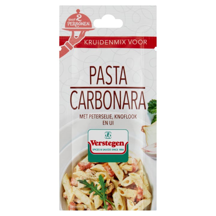 Verstegen Kruidenmix Pasta Carbonara voor 2 personen 15g