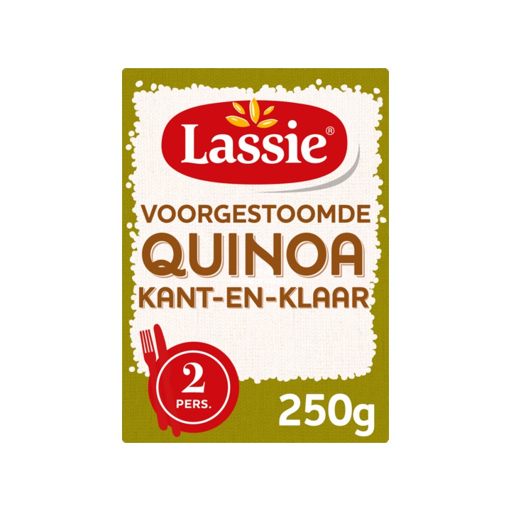 Lassie Voorgestoomde Quinoa kant &amp;amp; klaar 250 gram