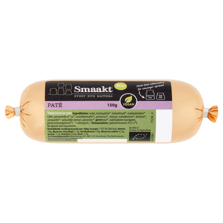 Smaakt Bio Pat&amp;eacute; 150g