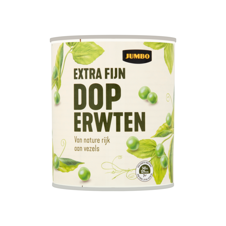 Jumbo Doperwten Extra Fijn 800g