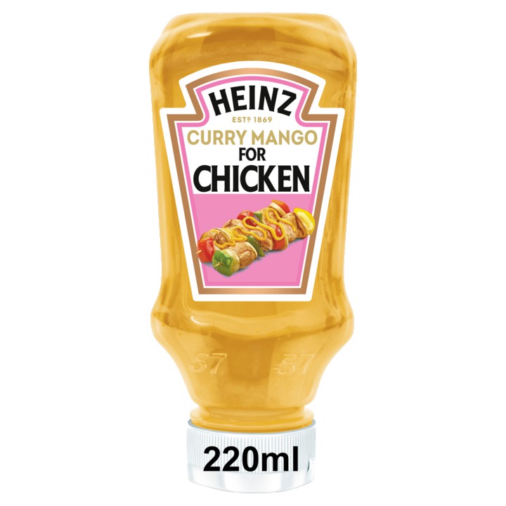 Heinz Curry Mango Saus voor Kip 220ml