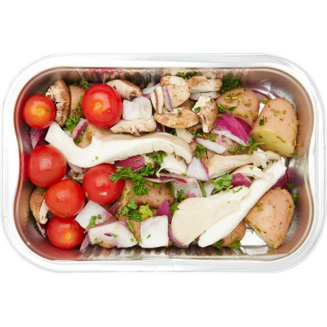 Ovenschotel roseval aardappel en tomaat