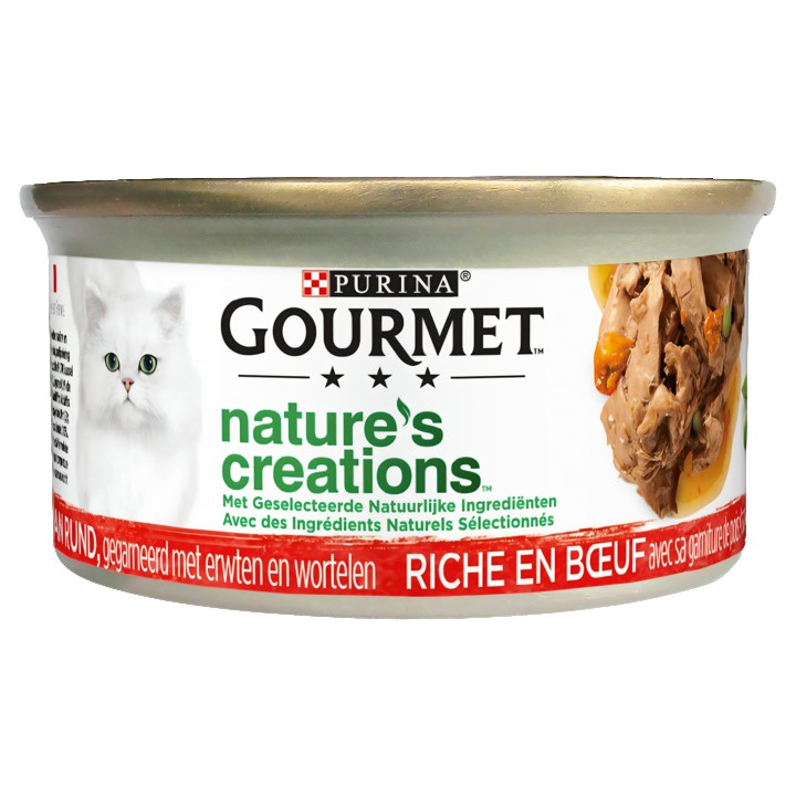 Gourmet Nature&amp;#x27;s Creations Kattenvoer nat met Rund