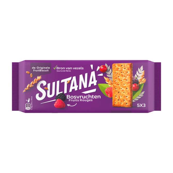 Sultana de Originele Fruitbiscuit Bosvruchten