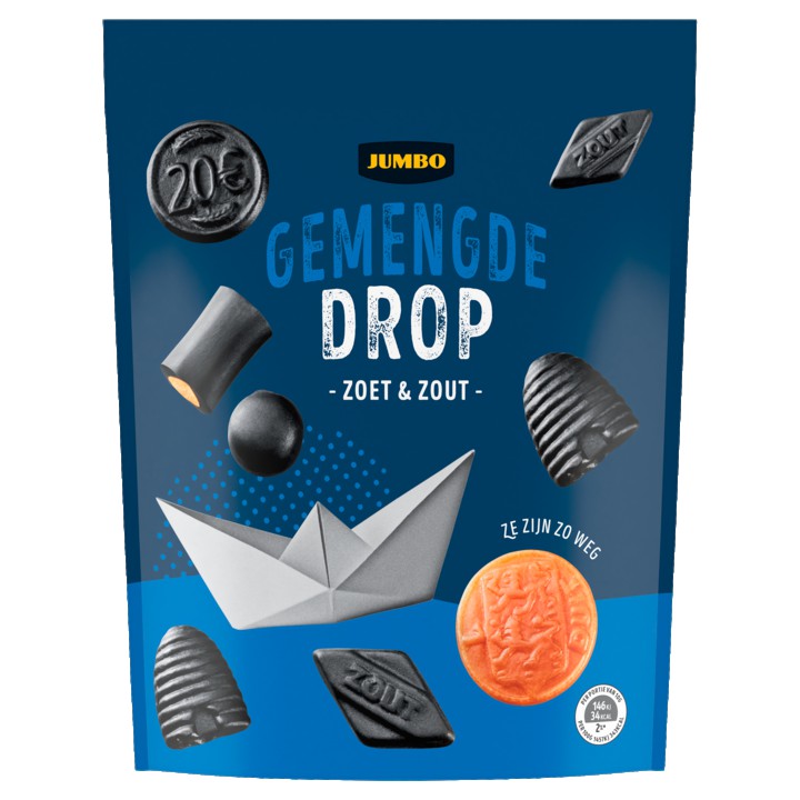 Jumbo Gemengde Drop Zoet &amp;amp; Zout 350g