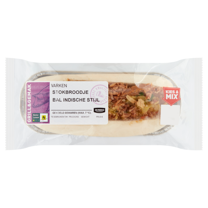 Jumbo Stokbroodje Bal Indische Stijl 180g