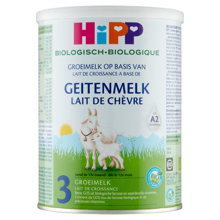 HiPP Biologisch Groeimelk op Basis van Geitenmelk 3 vanaf de 12e Maand 400g