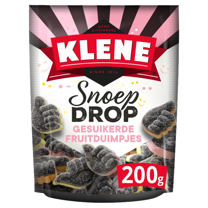 Klene Snoepdrop Fruitduimpjes 200g