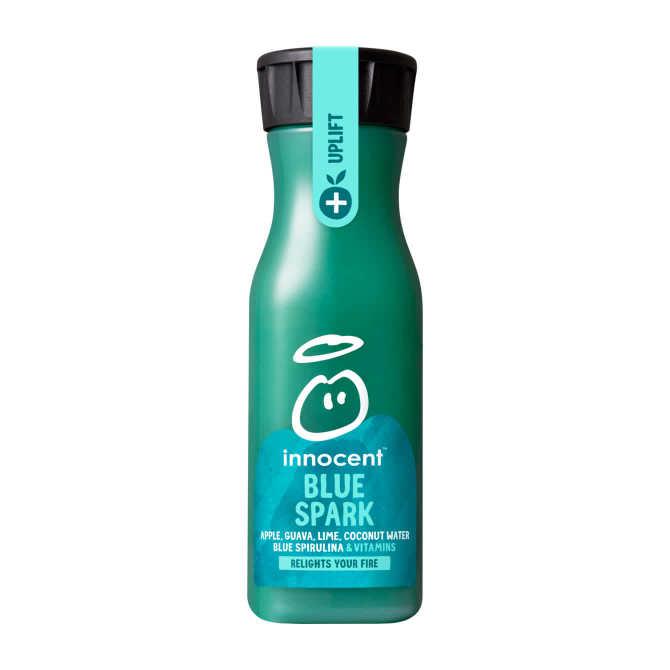 Innocent Drinks blue spark