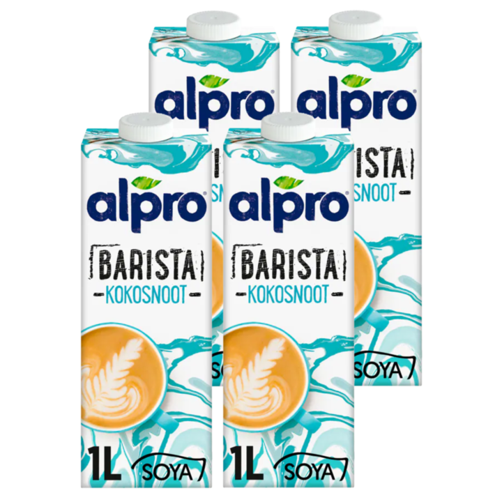 Alpro Barista Kokosnoot Houdbaar 4 x 1L