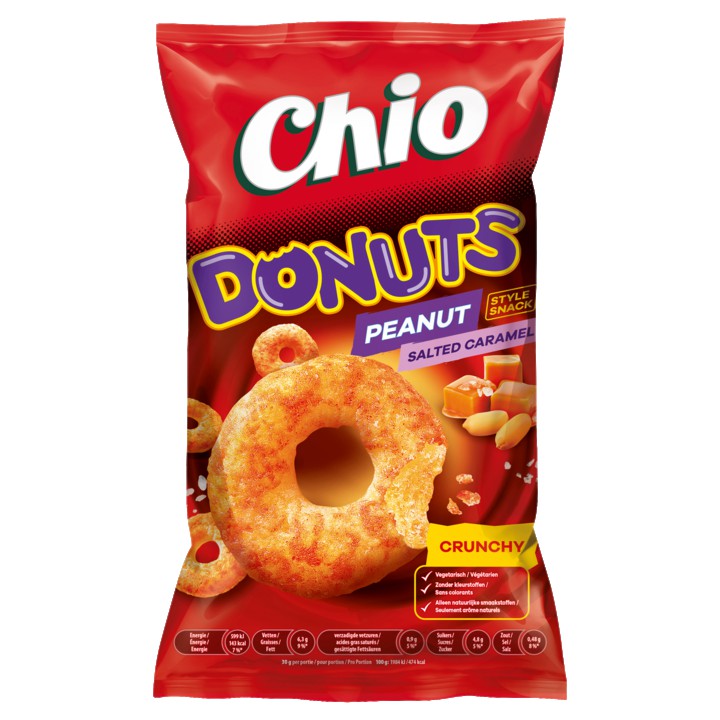 Chio Donuts Peanut Salted Caramel 110g