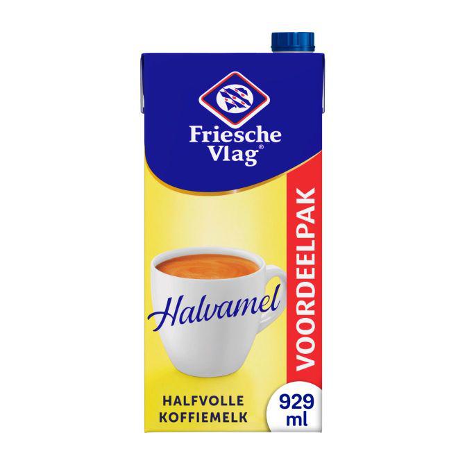 Friesche Vlag Halvamel Koffiemelk 929 ml Pak