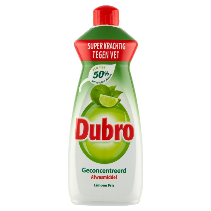 Dubro Geconcentreerd Afwasmiddel Limoen Fris 550ml