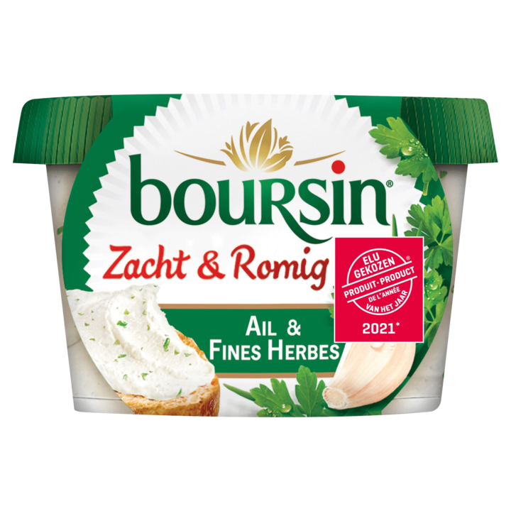 Boursin Zacht &amp;amp; Romig Knoflook en Fijne Kruiden 125g