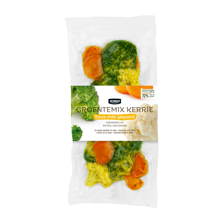 Jumbo Groentemix Kerrie Sous-vide Gegaard 350g