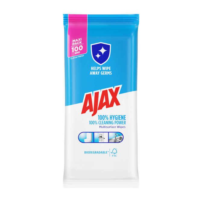 Ajax 100% Hygiene multi-oppervlak doekjes