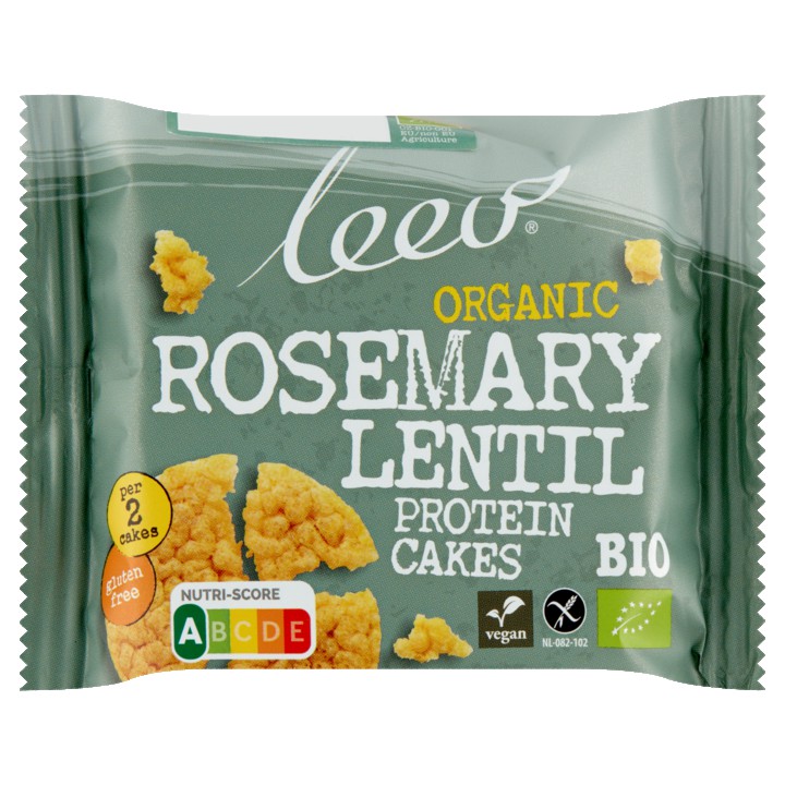 Leev bio LINZEN WAFELS rozemarijn