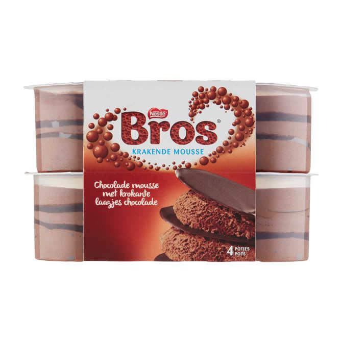 Bros Krakende Mousse 4 x 57 g