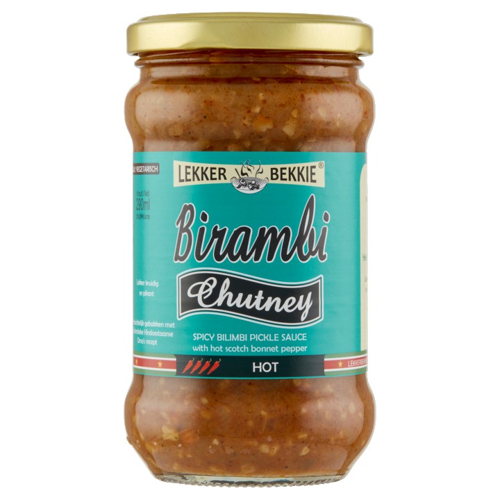 Lekker Bekkie Birambi Chutney 290ML