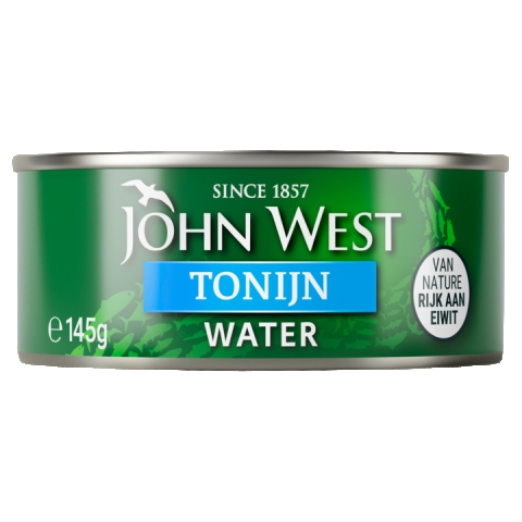 John West tonijnstukken in water 145 gram