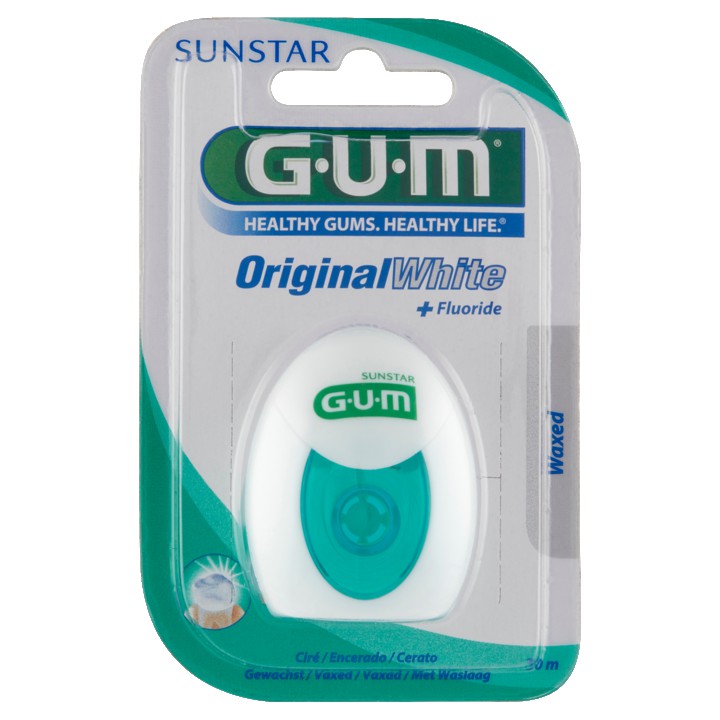 GUM Original White + Fluoride 30m