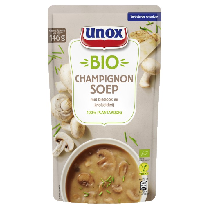 Unox Biologische Soep Biologische Champignon 570ml