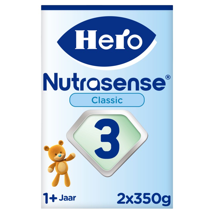 Hero Nutrasense Classic Peutermelk 3 vanaf 1 Jaar 2 x 350g