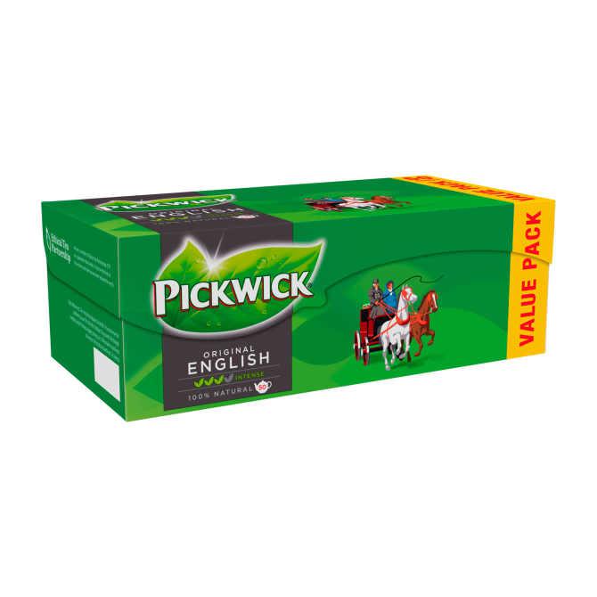 Pickwick English zwarte thee voor pot voordeelpak