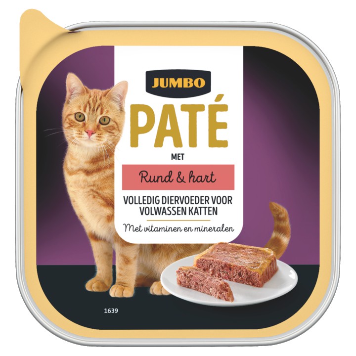 Jumbo Pat&amp;eacute; met Rund &amp;amp; Hart 100g