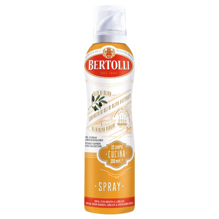 Bertolli Olijfolie Spray Cucina 200ml