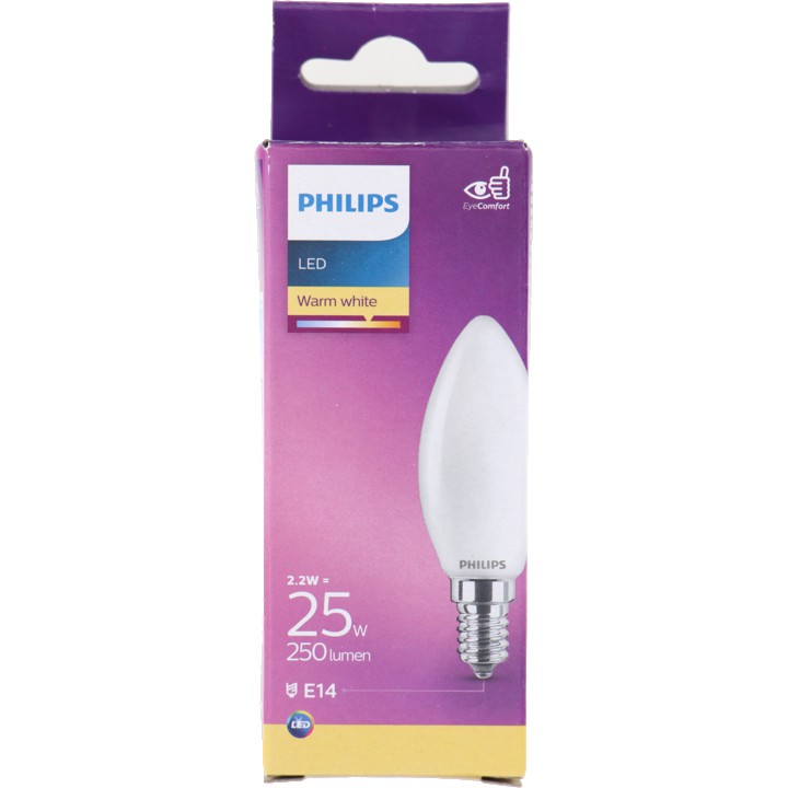 Philips Led Kaars 25W E14 box