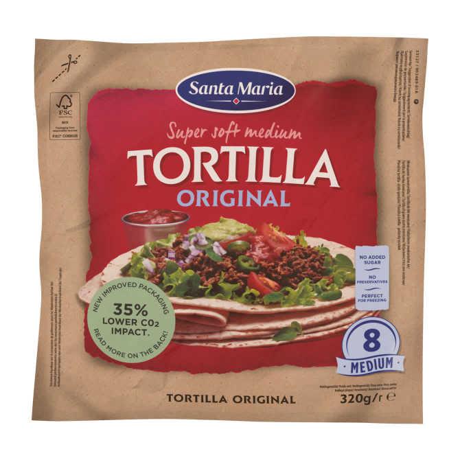 Santa Maria Tortilla wraps original medium