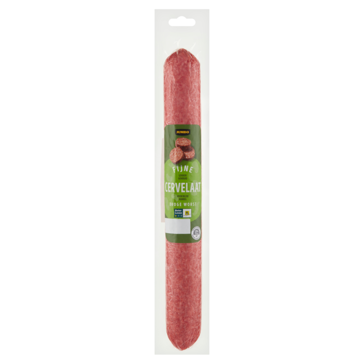 Jumbo Fijne Cervelaat Droge Worst 500g