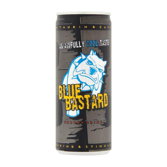 Blue Bastard Energy drink blik