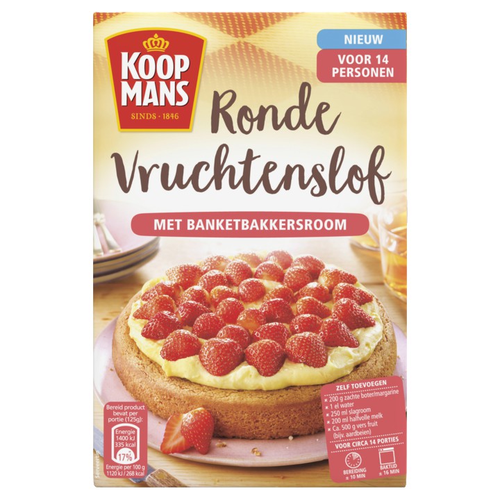 Koopmans Ronde vruchtenslof mix 600g