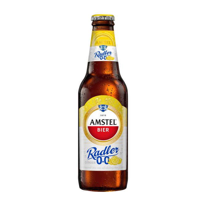 Amstel Radler 0.0 bier citroen fles