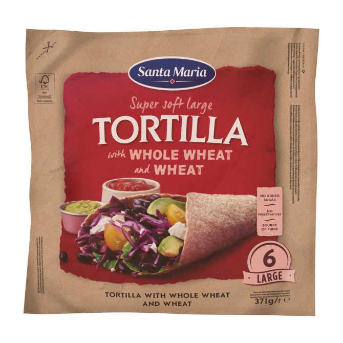 Santa Maria Tortillla wraps whole wheat