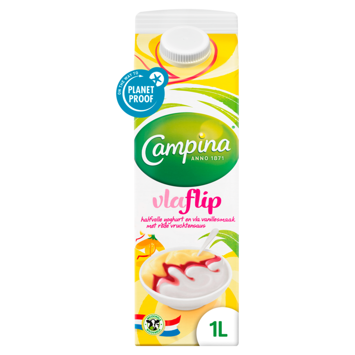 Campina vlaflip vanille 1L