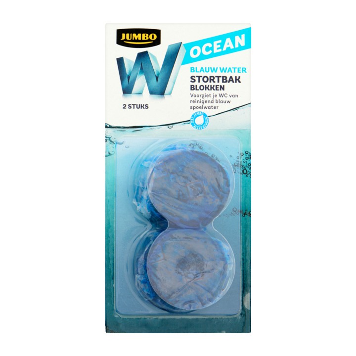 Jumbo Blauw Water Stortbakblokken Ocean 2 x 50g