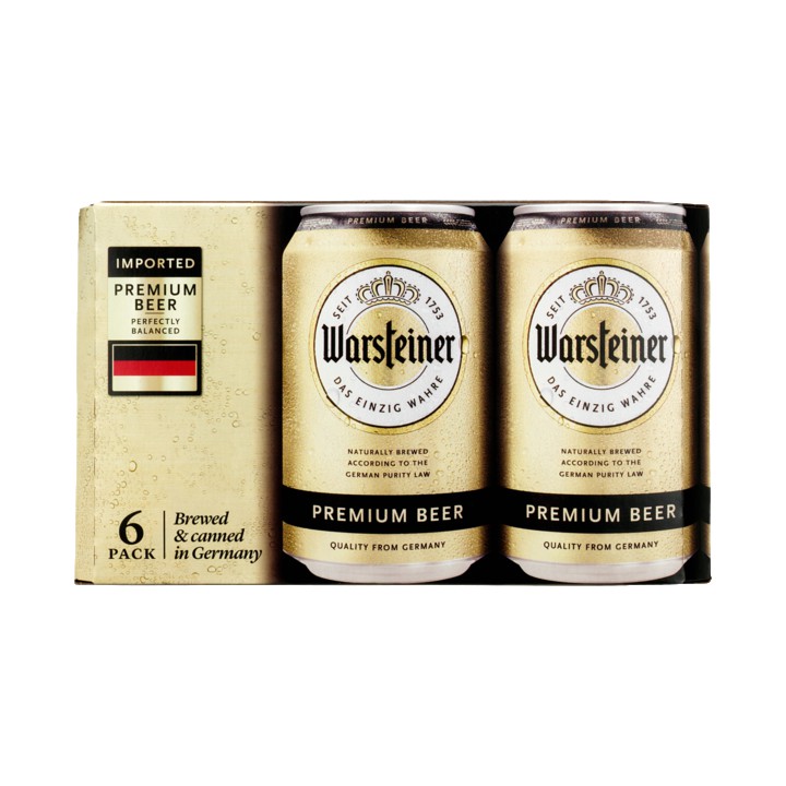 Warsteiner - Pils - Blik - 6 x 330ML