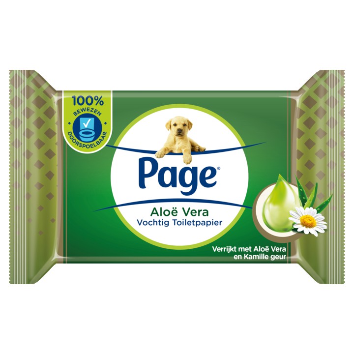 Page Vochtig Toiletpapier Alo&amp;euml; Vera