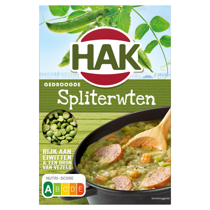 Hak Gedroogde Spliterwten 500g